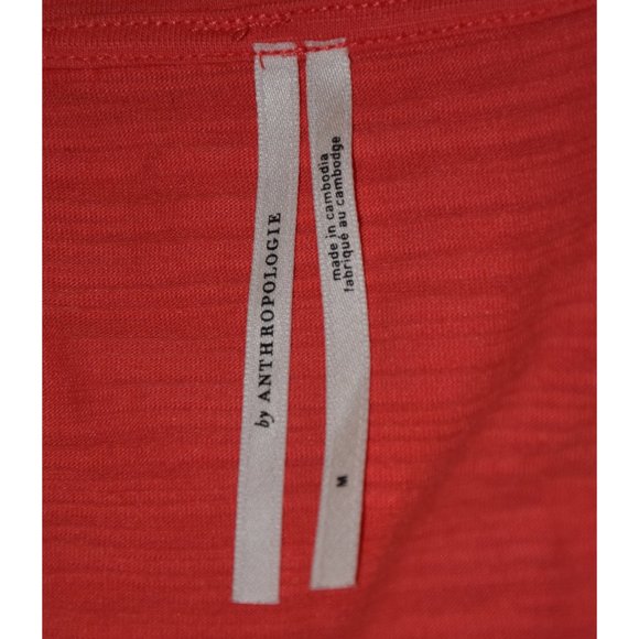 Anthropologie Coral Tshirt size M - Picture 7 of 10